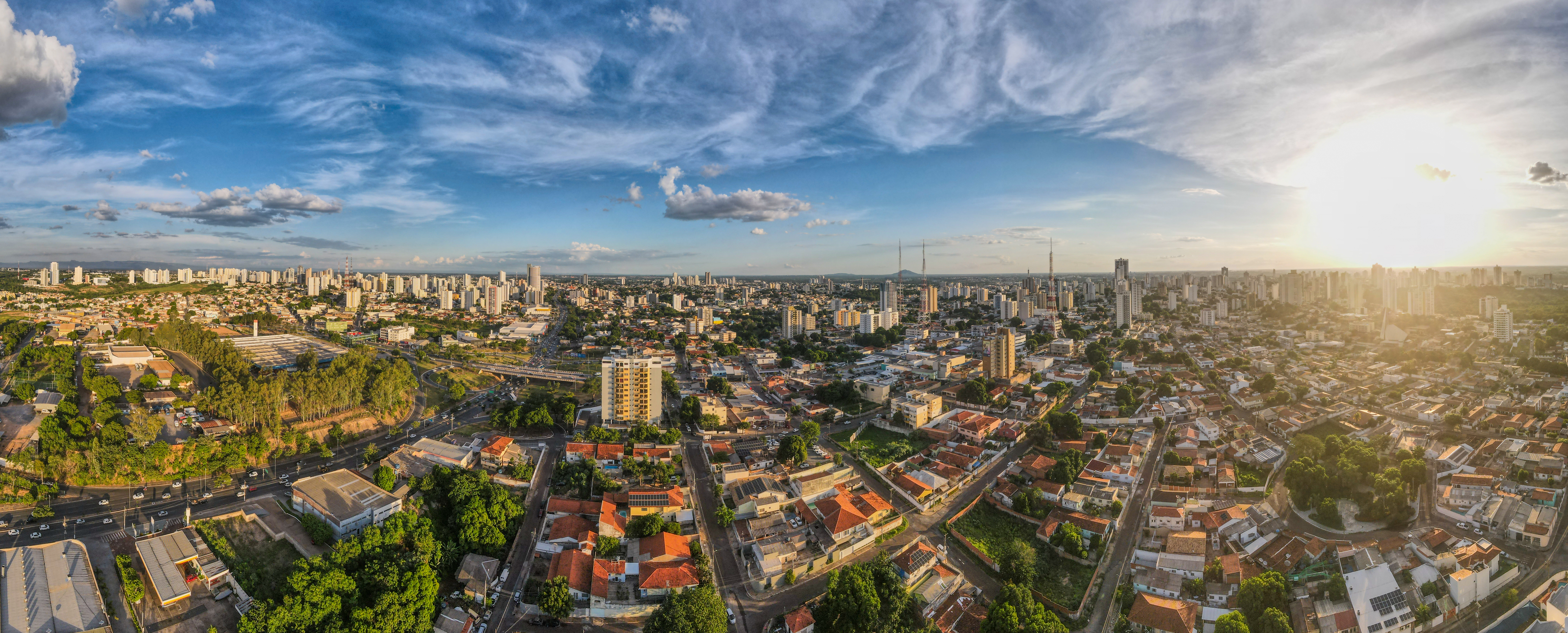 Vista aérea de Cuiabá, capital de Mato Grosso